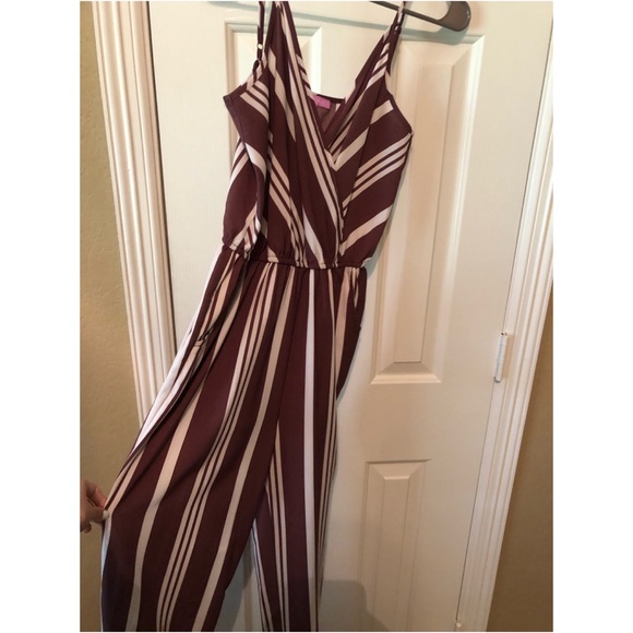 Maroon striped jumper - Picture 3 of 6